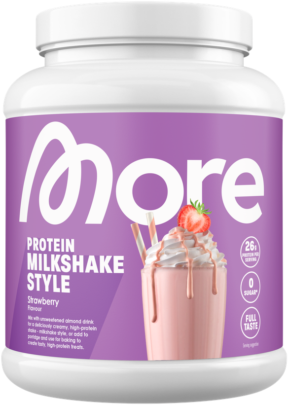 More Protein Milkshake Style (600g) Strawberry