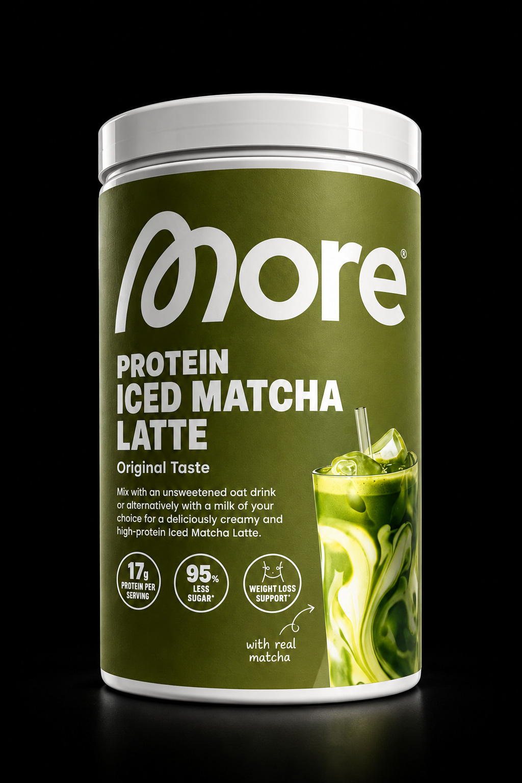 More Protein Iced Matcha Latte (500g)