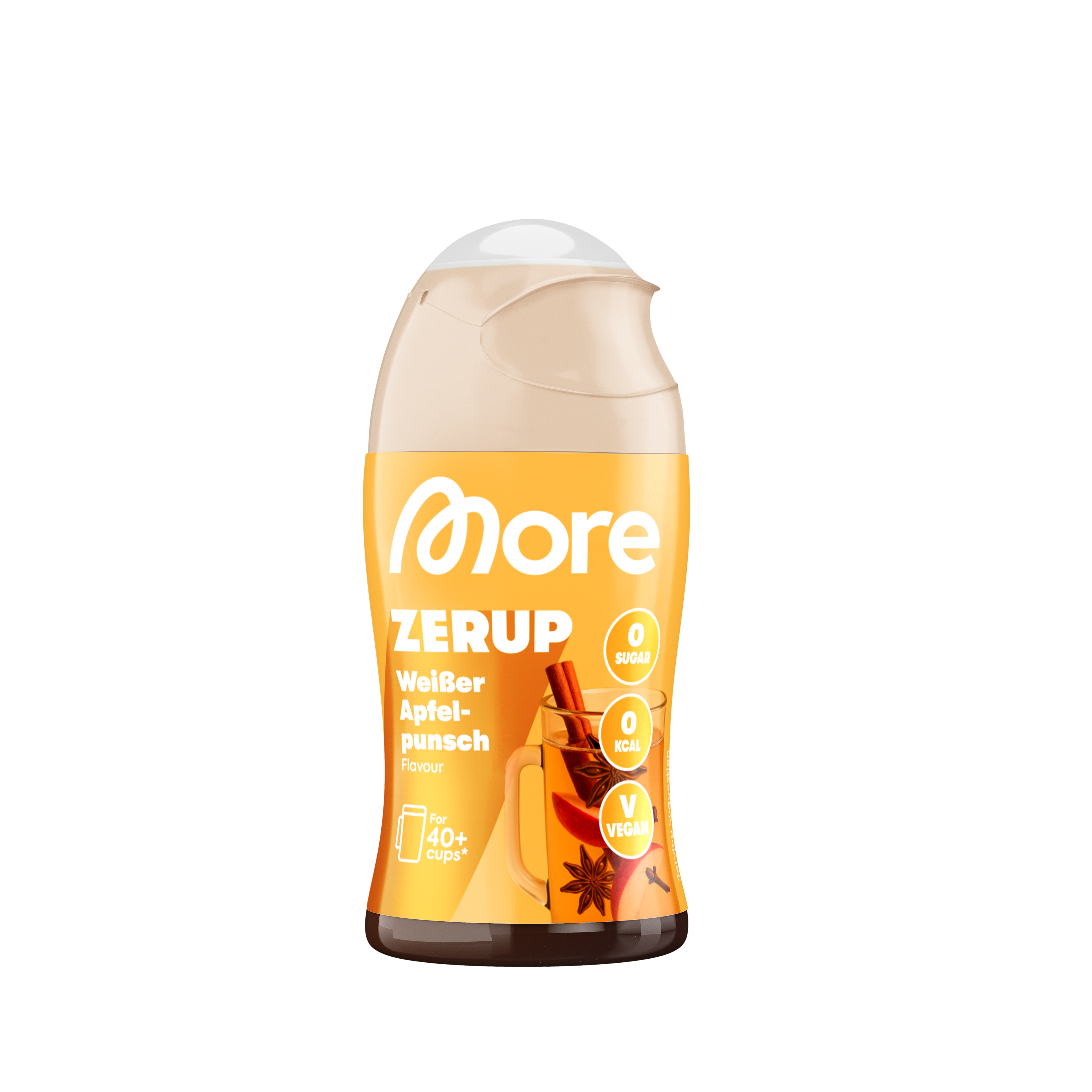 More Zerup – Zero Sirup (65ml) Weißer Apfelpunsch 65ml
