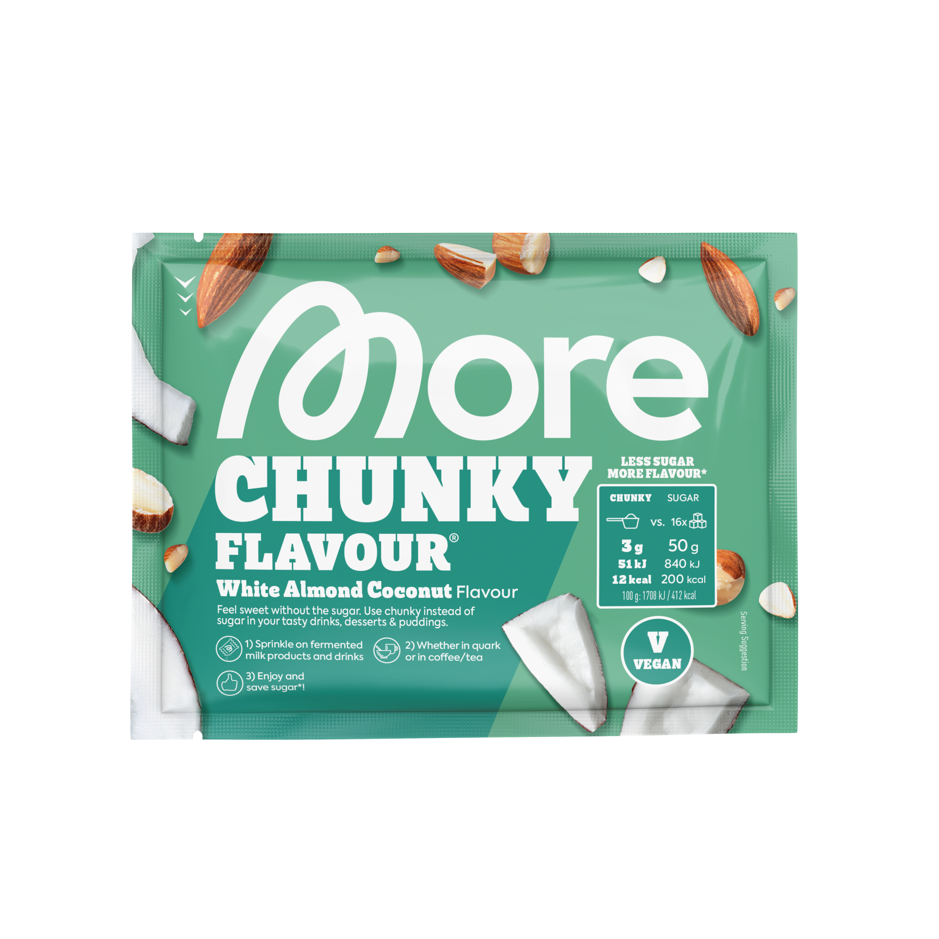 More Chunky Flavour (30g Probe) White Almond Coconut 30g Probe